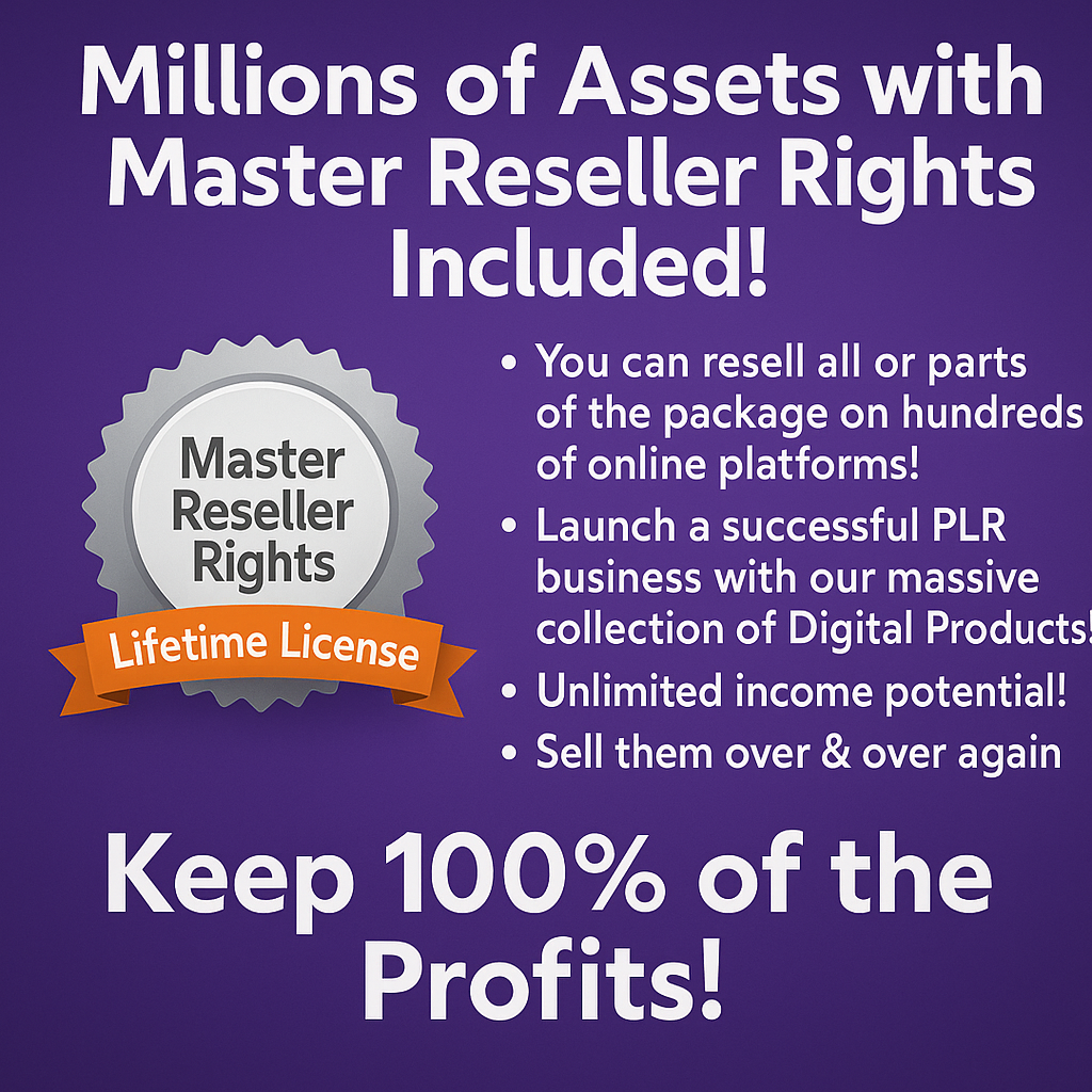 10 Million Digital Products Mega Bundle with Resell Rights (Lifetime Access)